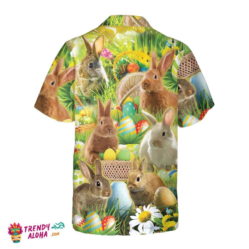 Easter Bunnies Hawaiian Shirt, Easter Bunny Shirt, Funny Easter Shirt & Easter Gift Ideas