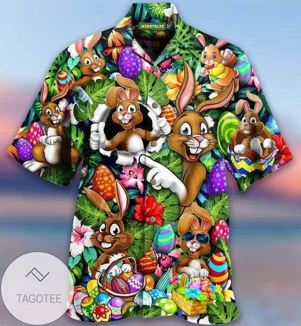 Easter Bunny Charm Unisex Hawaiian Shirt Perfect Style