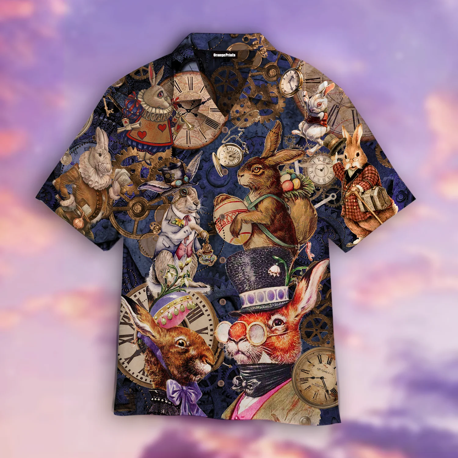 Easter Bunny Hunt Eggs Happy Easter Day Trendy Hawaiian Shirt For
