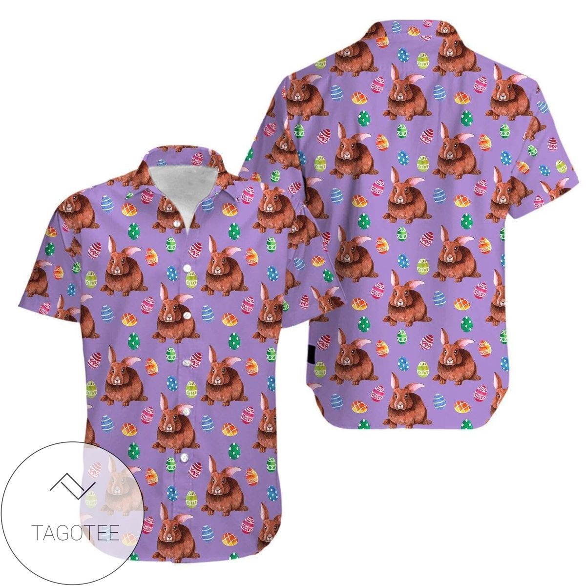 Easter Day Bunny Pattern Design Hawaiian Shirt Elegance Exclusive Style