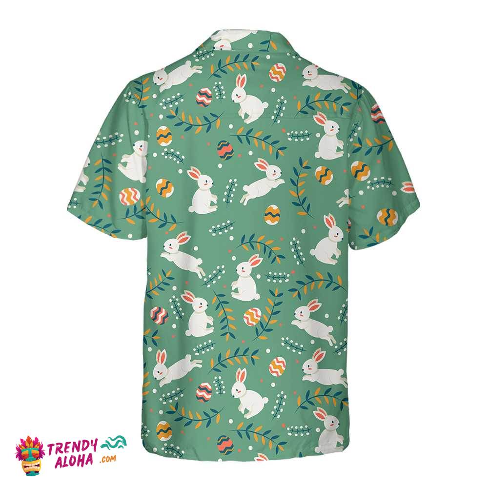 Easter Egg And Bunny Hawaiian Shirt, Easter Bunny Shirt, Funny Easter Shirt & Easter Gift Ideas