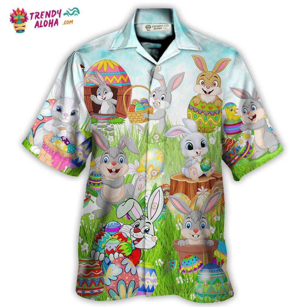 Easter Im So Egg Funny Rabbit Hawaiian Shirt – Trendy Aloha Easter Im So Egg Funny Rabbit Hawaiian Shirt – Trendy Aloha