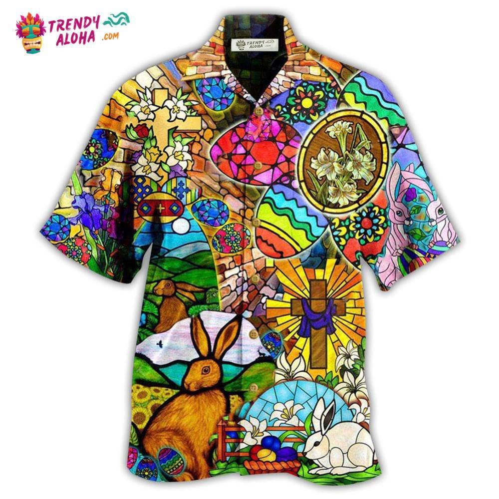 Easter Rabbit Happy Hawaiian Shirt – Trendy Aloha Easter Rabbit Happy Hawaiian Shirt – Trendy Aloha