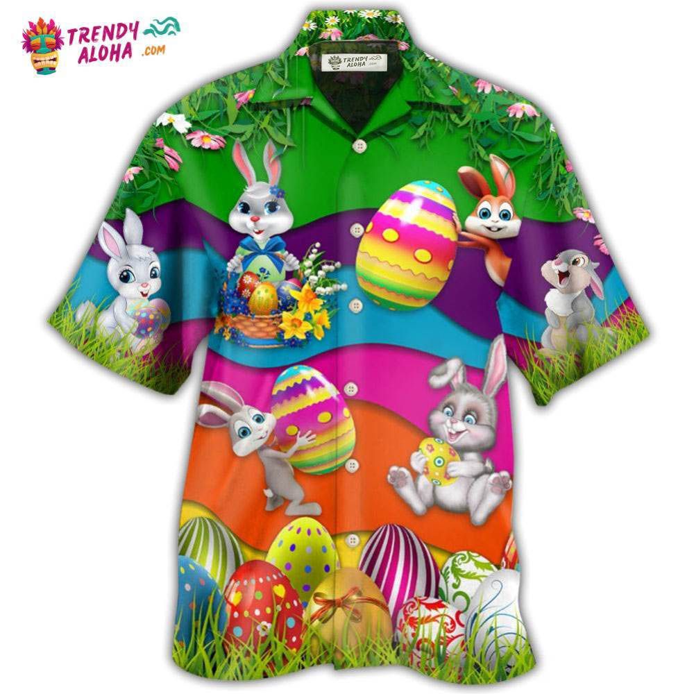 Easter Rabbit Lovely Rabbit Easter’S Day Hawaiian Shirt – Trendy Aloha