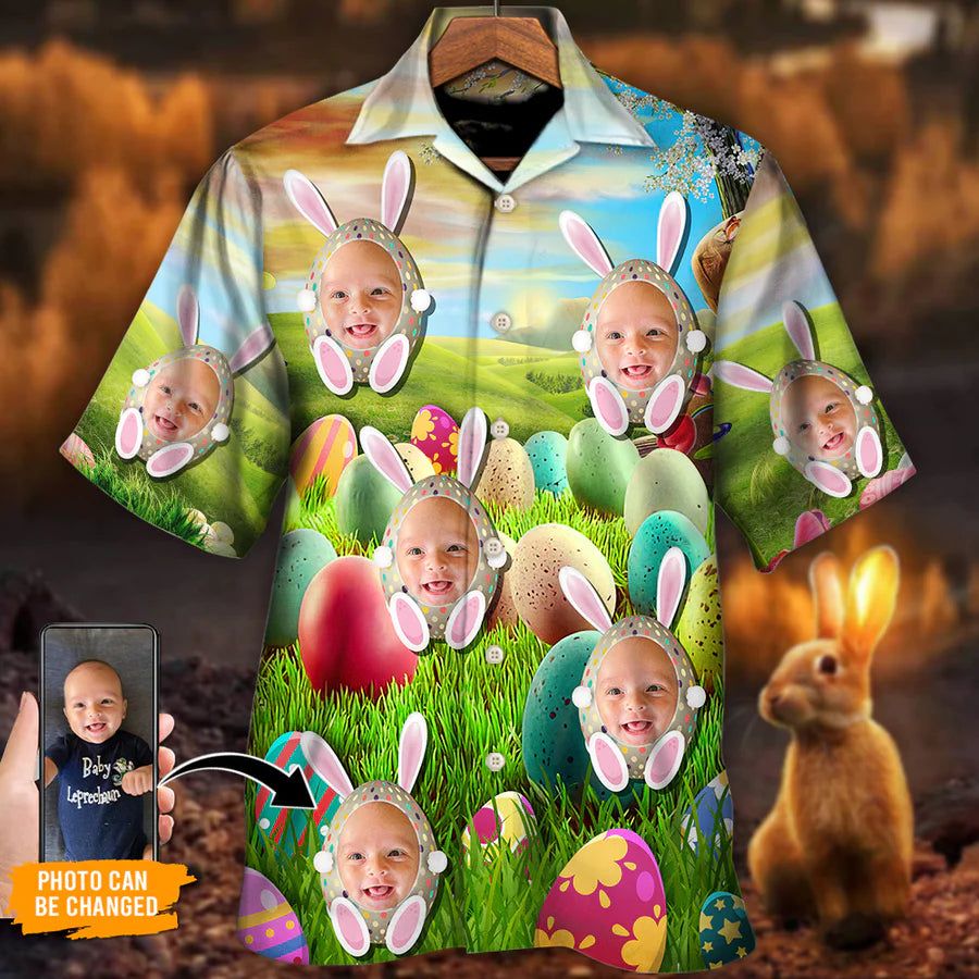 Easter This Is My Easter Shirt Bunny Cute Custom Photo Hawaiian Shirt Easter This Is My Easter Shirt Bunny Cute Custom Photo Hawaiian Shirt