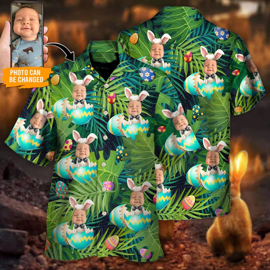 Easter This Is My Easter Shirt Style Tropical Happy Custom Photo Hawaiian Shirt
