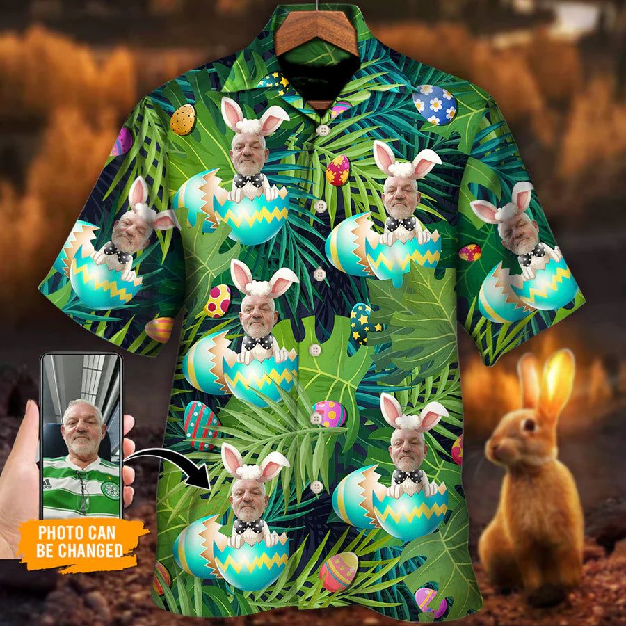 Easter This Is My Easter Shirt Style Tropical Happy Custom Photo Hawaiian Shirt Easter This Is My Easter Shirt Style Tropical Happy Custom Photo Hawaiian Shirt