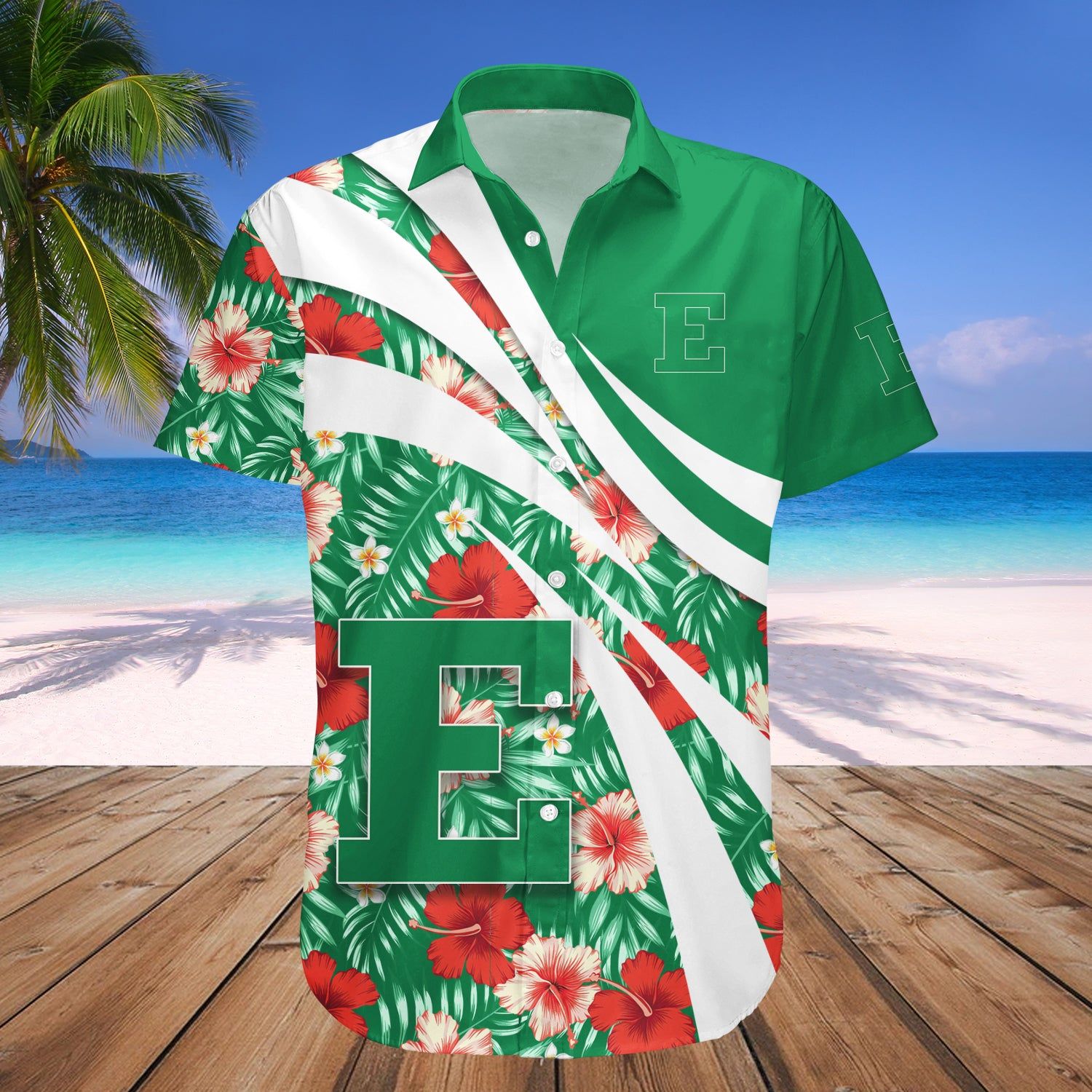 Eastern Michigan Eagles Hawaii Shirt Hibiscus Sport Style – NCAA