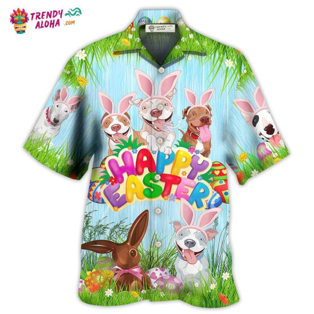 Eatser Happy Pitbulls Funny Hawaiian Shirt – Trendy Aloha Eatser Happy Pitbulls Funny Hawaiian Shirt – Trendy Aloha