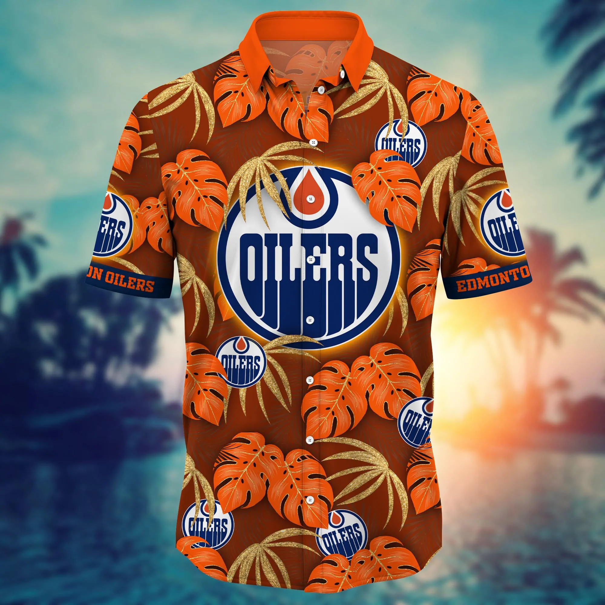 Edmonton Oilers NHL Hawaiian Shirt August Aloha Shirt