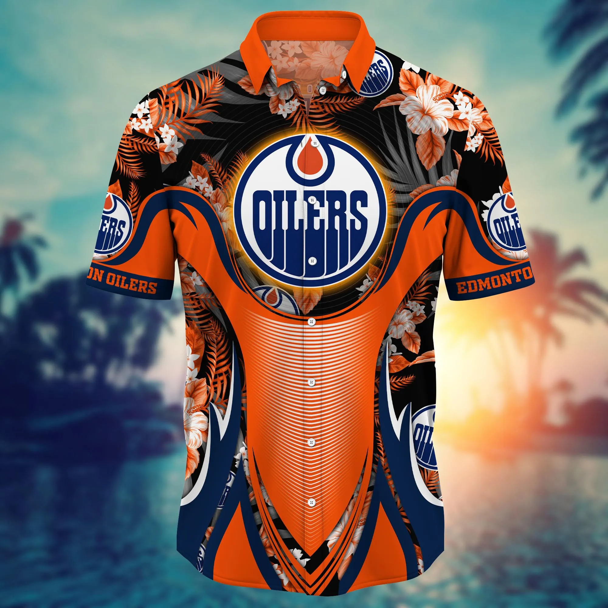 Edmonton Oilers NHL Hawaiian Shirt Ice Cream Season Aloha Shirt