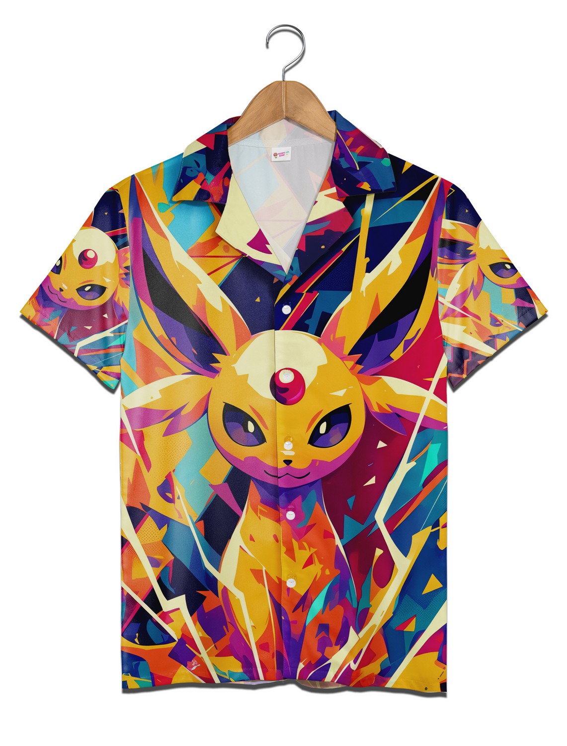 Eevee Evolutions Pokemon Button Up Eeveelution Pokemon Hawaiian Shirt Eevee Evolutions Pokemon Button Up Eeveelution Pokemon Hawaiian Shirt