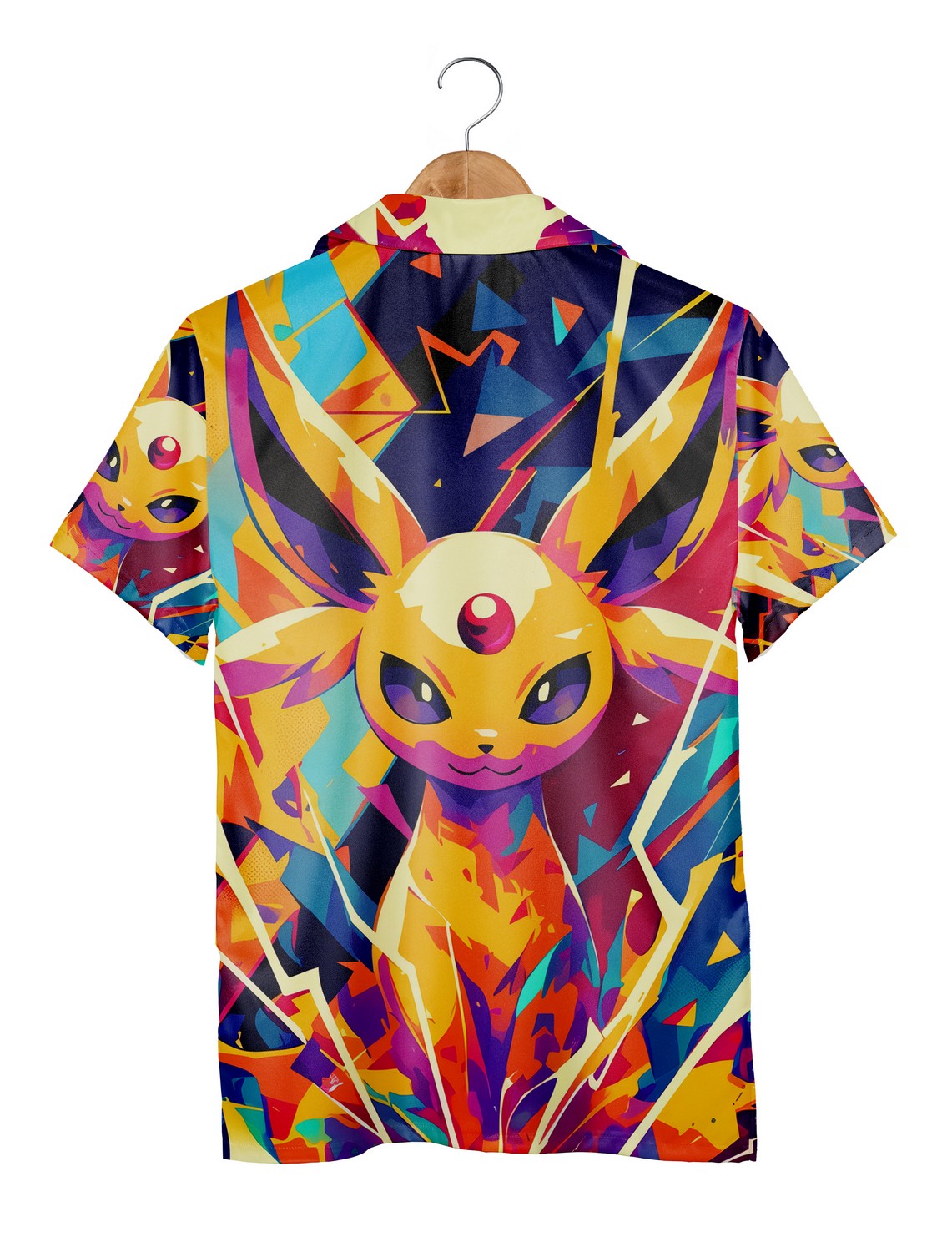 Eevee Evolutions Pokemon Button Up Eeveelution Pokemon Hawaiian Shirt