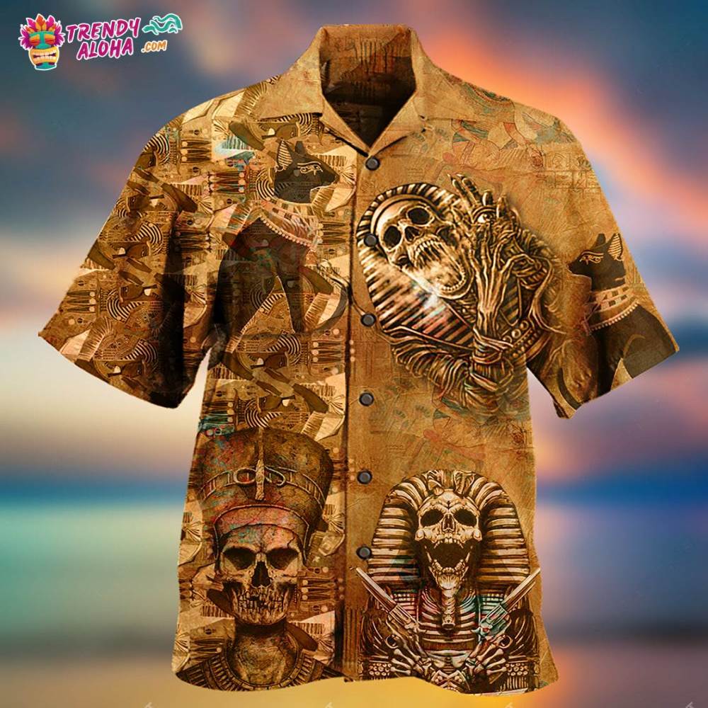 Egypt Skull Hawaiian Shirt – Trendy Aloha
