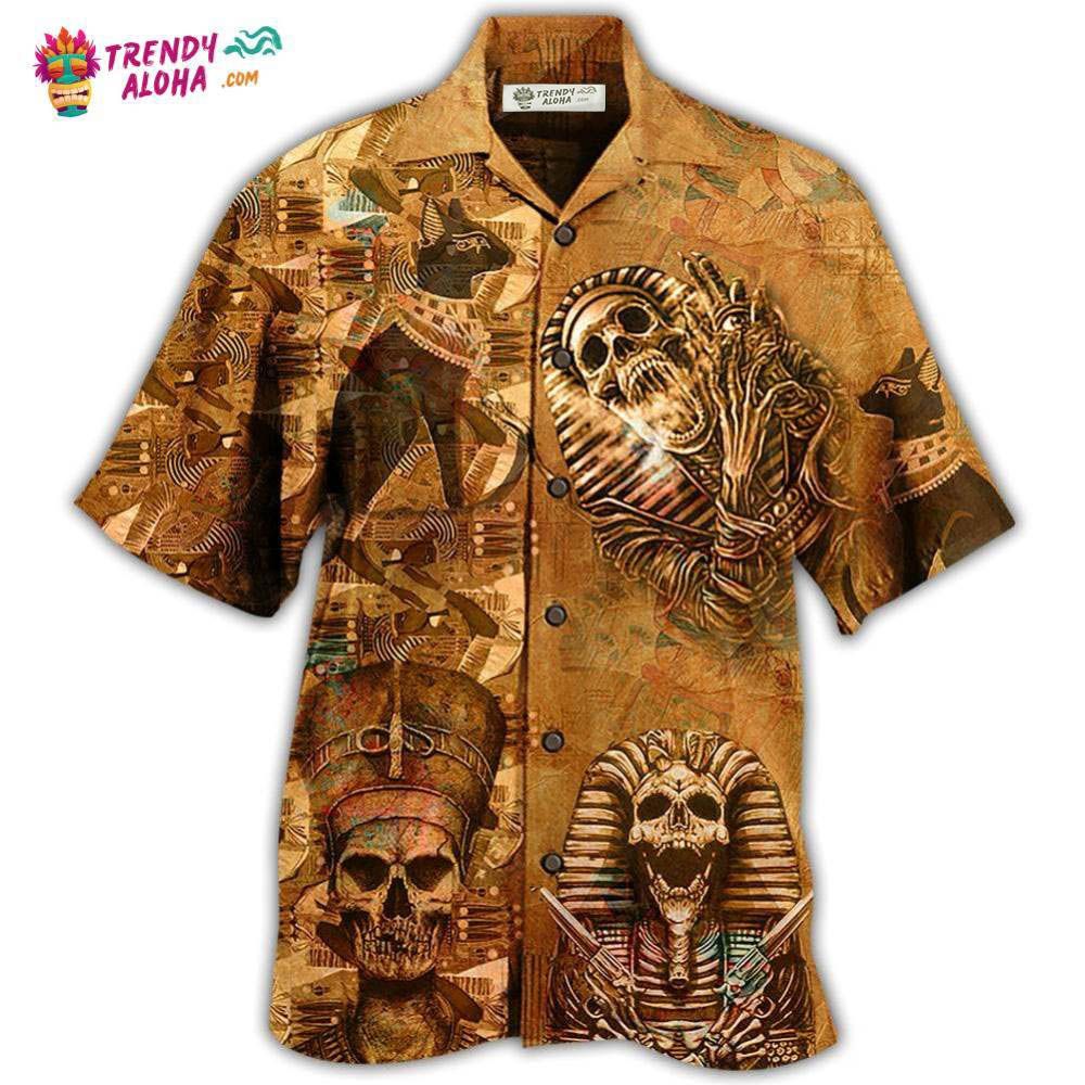 Egypt Skull Hawaiian Shirt – Trendy Aloha