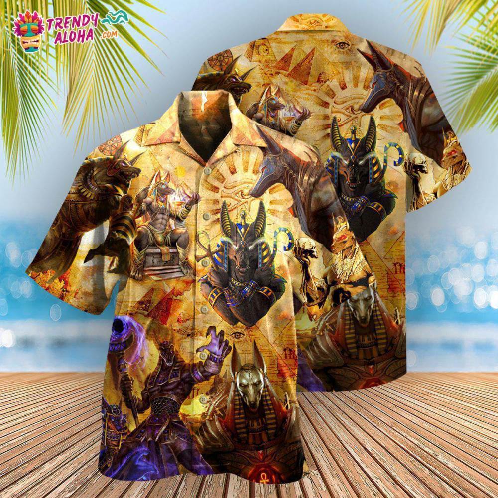 Egypt The Egyptian God Anubis Hawaiian Shirt – Trendy Aloha