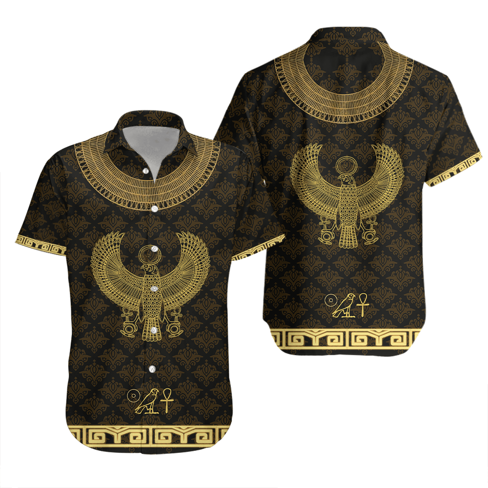 Egyptian Horus God Hawaiian Shirt | For Men & Women |