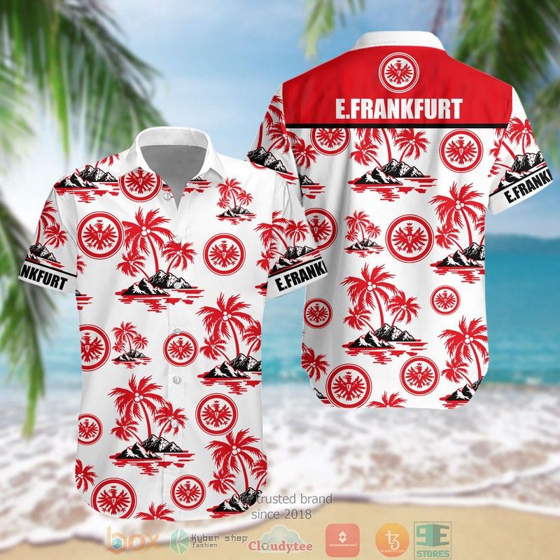 Eintracht Frankfurt Coconut Tree Trendy Hawaiian Shirt Aloha Shirt