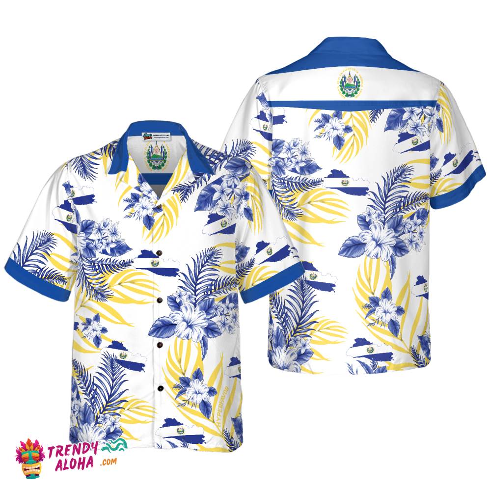 El Salvador Proud Hawaiian Shirt El Salvador Proud Hawaiian Shirt