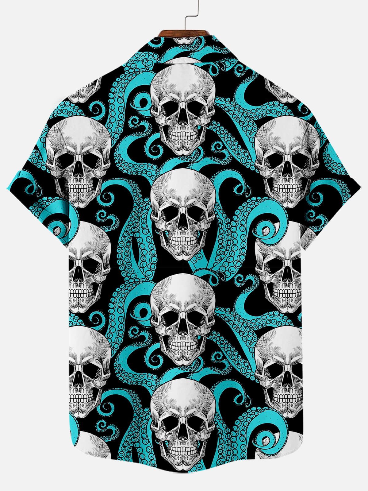 Eldritch Horrors: Cthulhu Octopus Skull Hawaiian Shirt