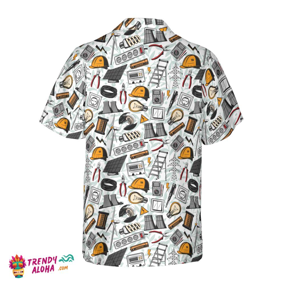 Electrical Tools Hawaiian Shirt
