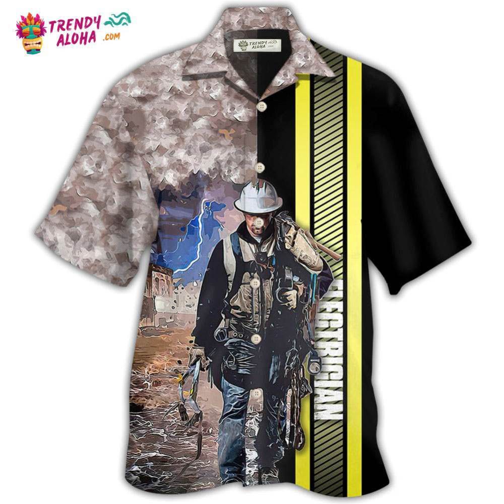 Electrician Cool Hawaiian Shirt – Trendy Aloha Electrician Cool Hawaiian Shirt – Trendy Aloha