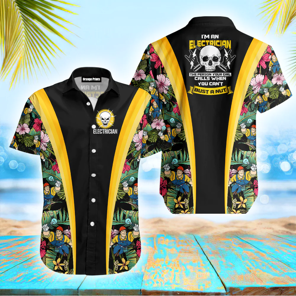 Electrician Trendy Hawaiian Shirt For