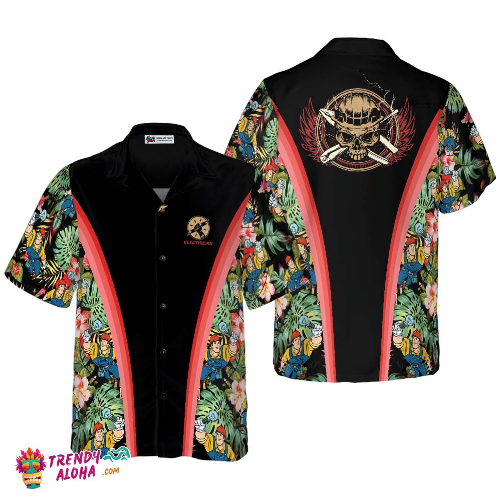 Electrician Tropical Hawaiian Shirt Electrician Tropical Hawaiian Shirt