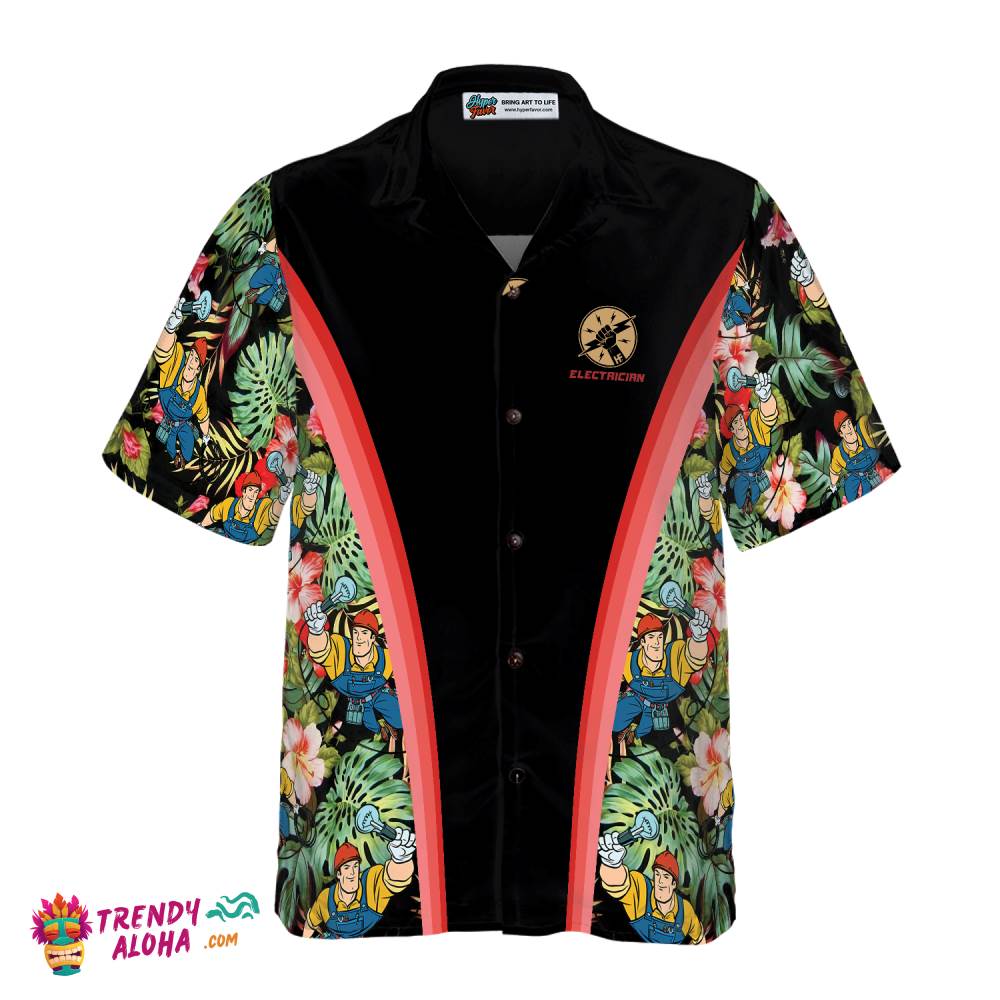 Electrician Tropical Hawaiian Shirt