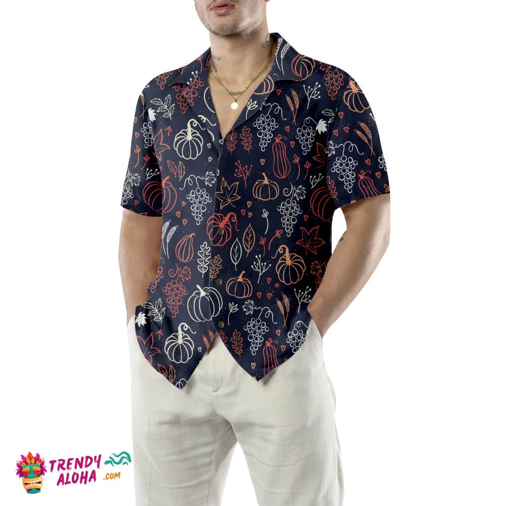 Elegant Thanksgiving Hawaiian Shirt