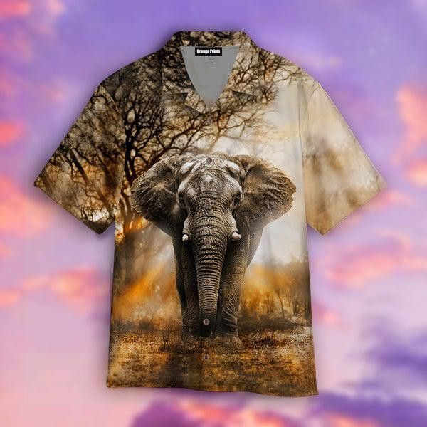 Elephant Trendy Hawaiian Shirt For