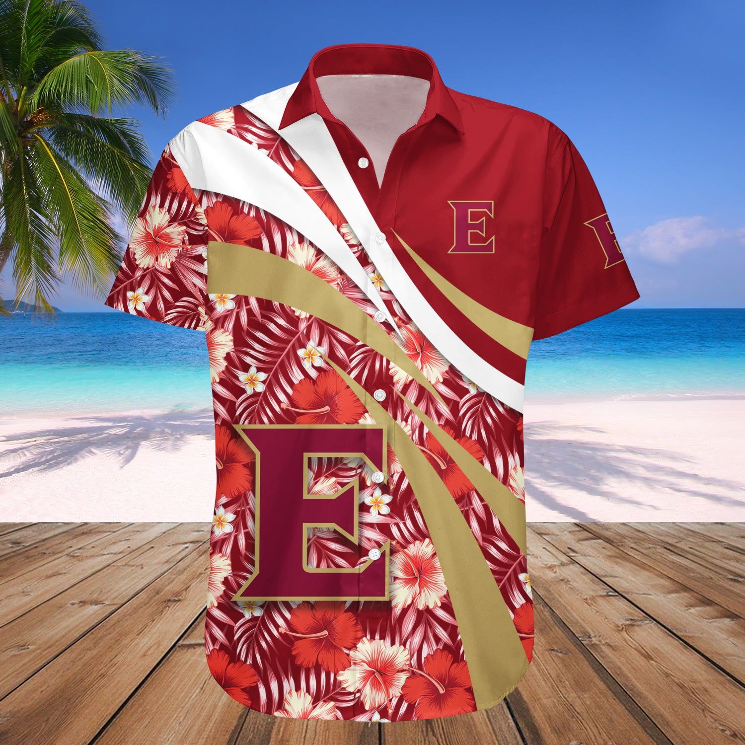 Elon Phoenix Hawaii Shirt Hibiscus Sport Style – NCAA