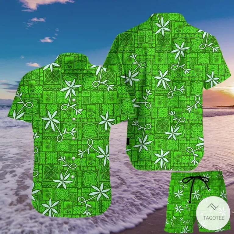 Elvis Presley Charms in Blue Hawaii Green Hawaiian Shirt