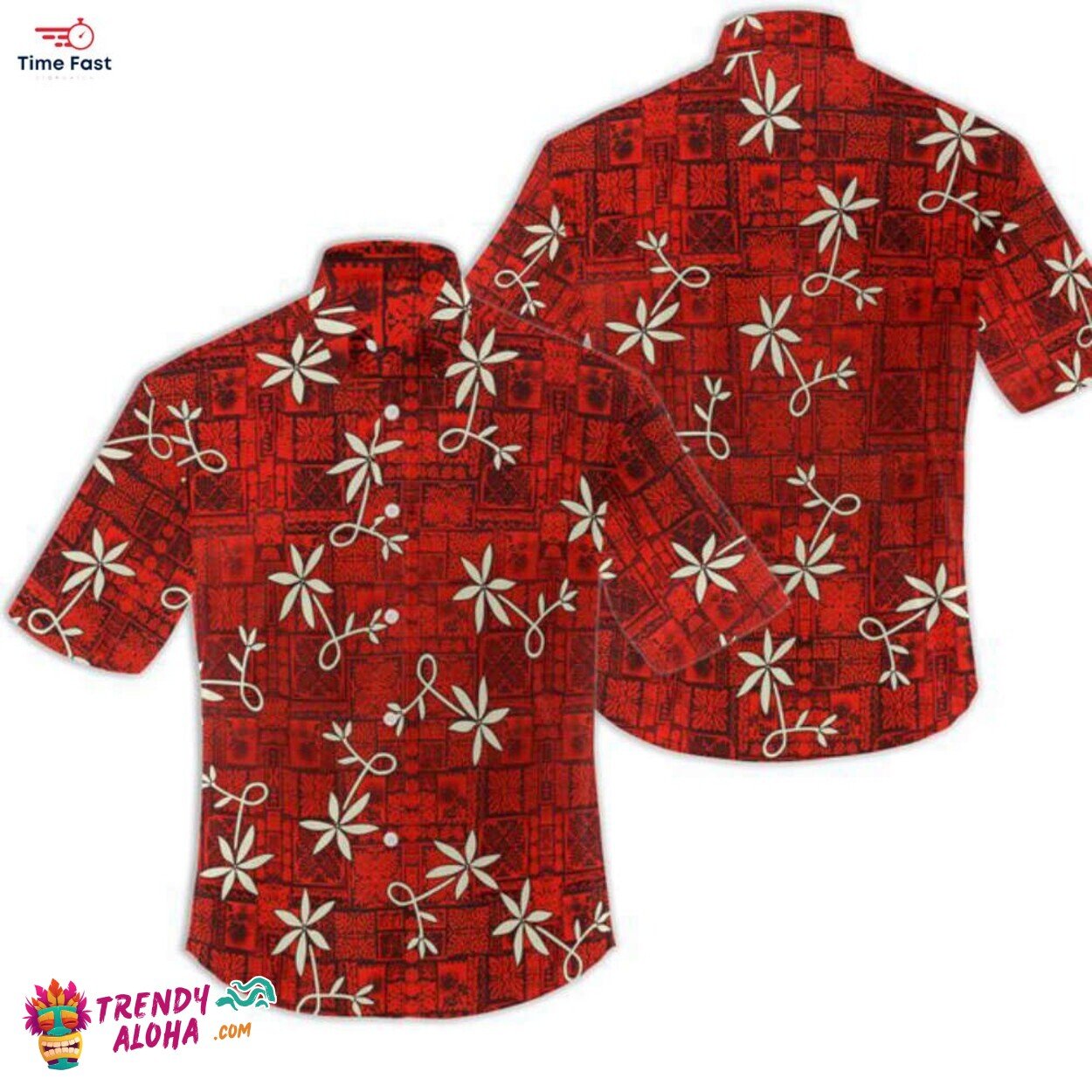 Elvis Presley Inspired Tropical Blue Hawaii Themed Shirt Trend