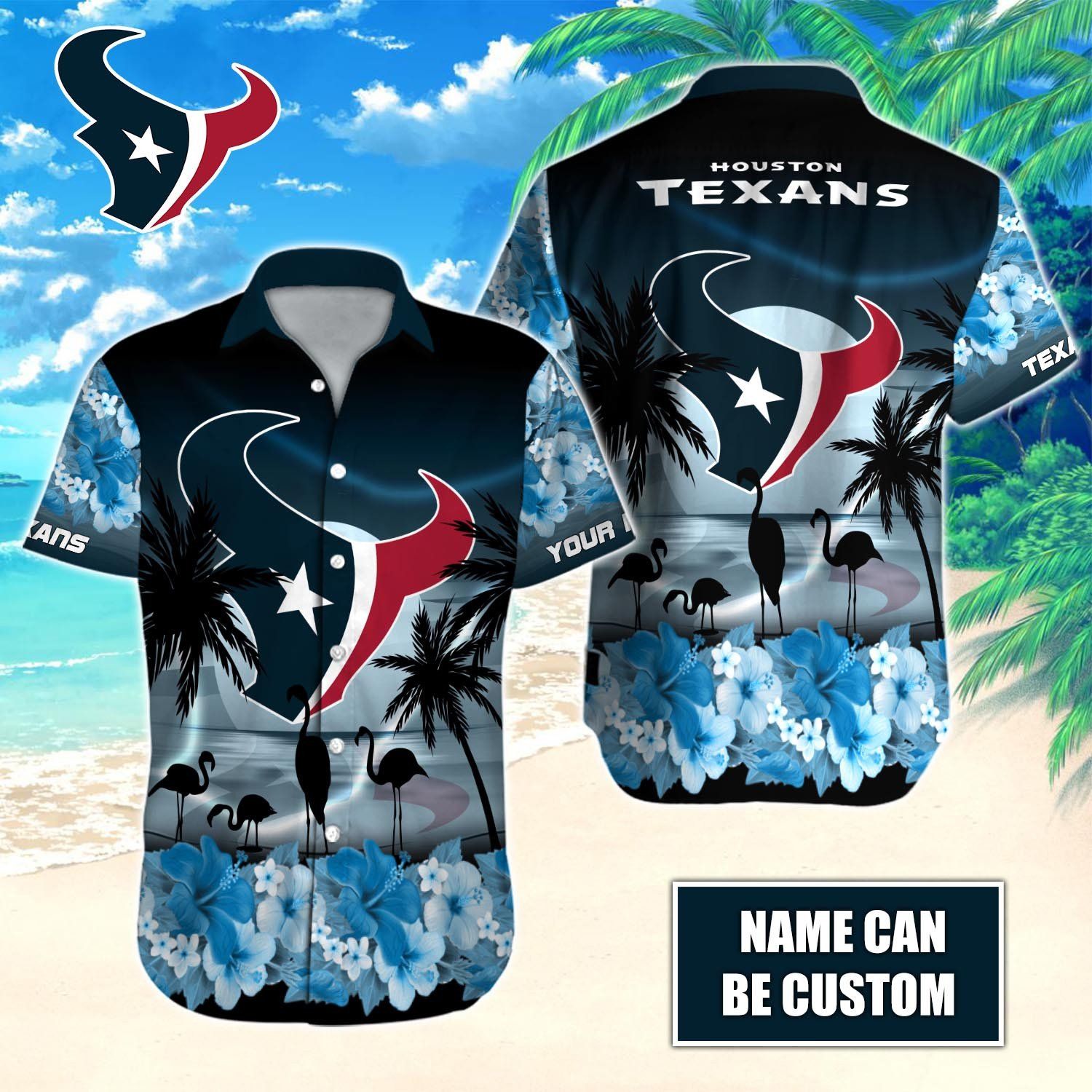 Embark on Houston Texans Hawaiian Custom Ensemble Journey