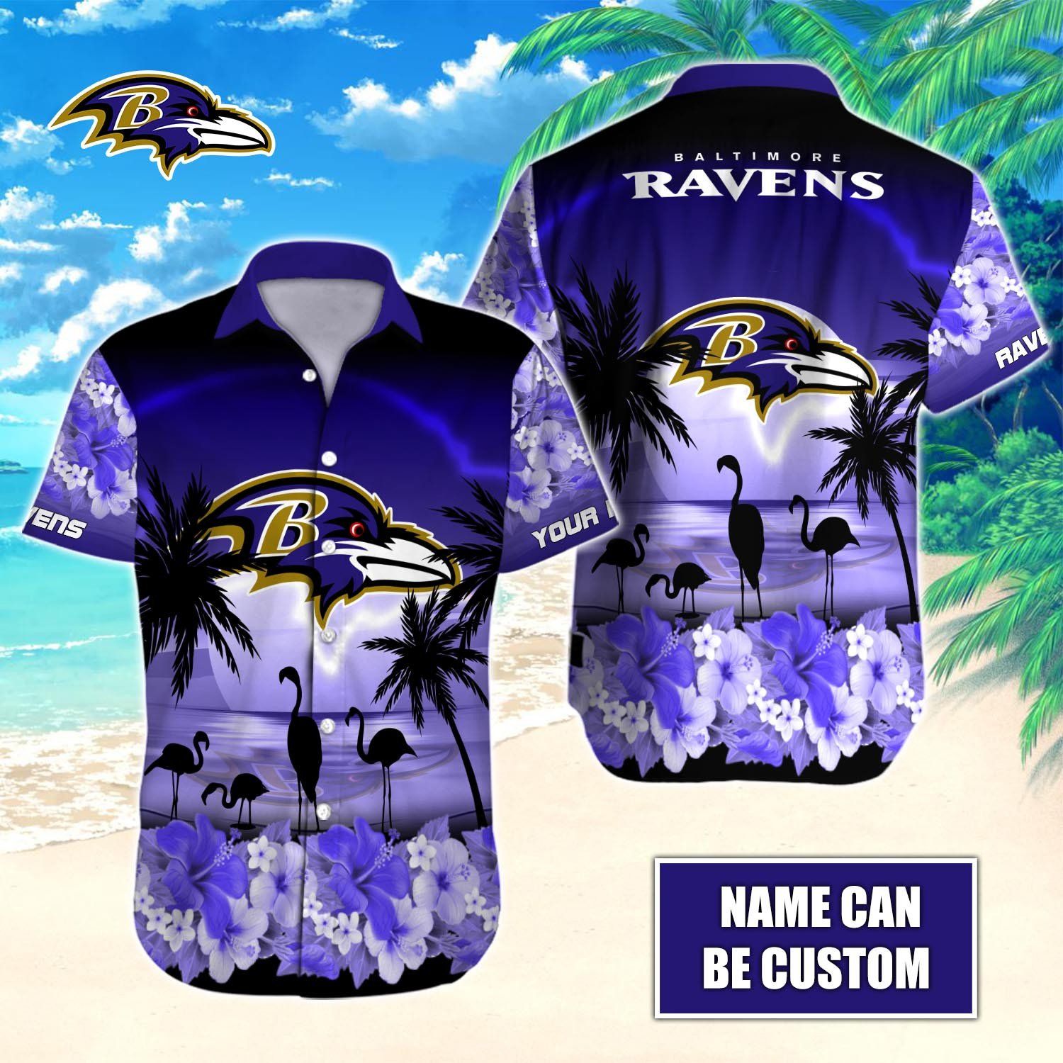 Embrace Baltimore Ravens Triumph with Hawaiian Custom