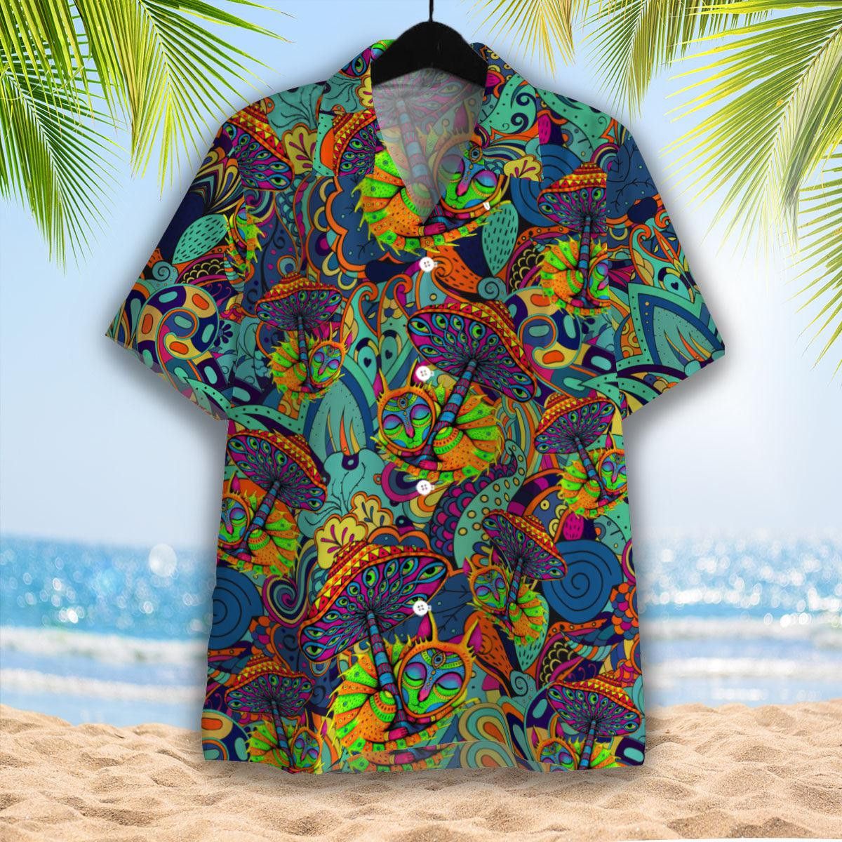 Embrace Peace in Mushroom Hippie Hawaiian Spirit