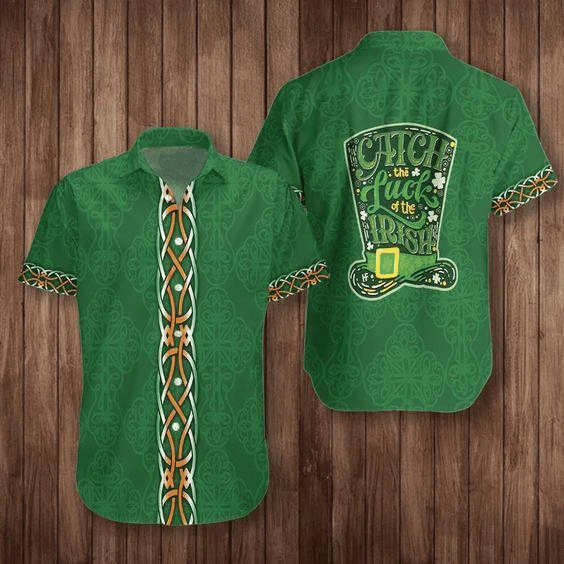 Emerald Isle Vibes: Irish Hawaiian Shirt for Saint Patrick’s Day