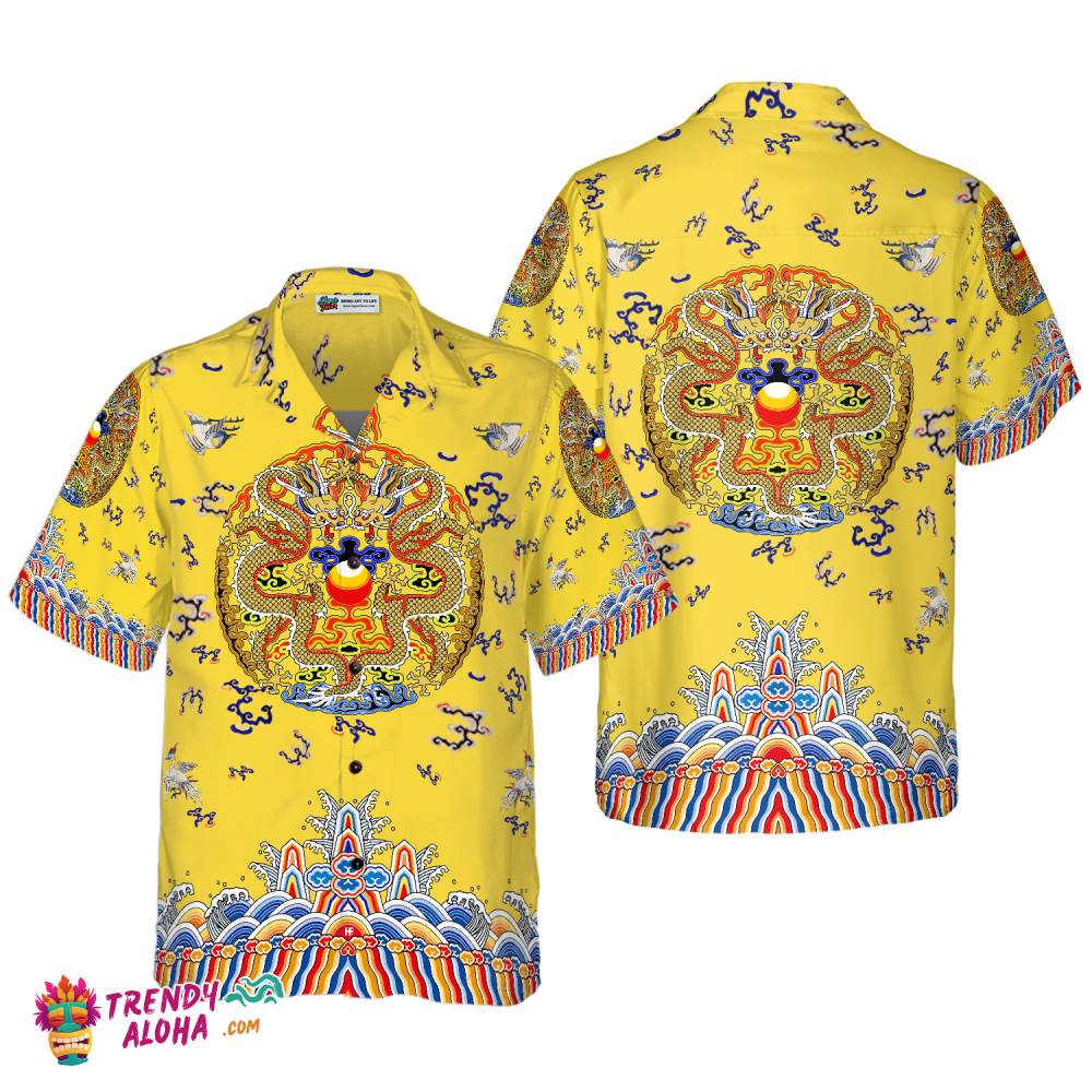 Emperor Chinese Dragons Royalty Hawaiian Shirt
