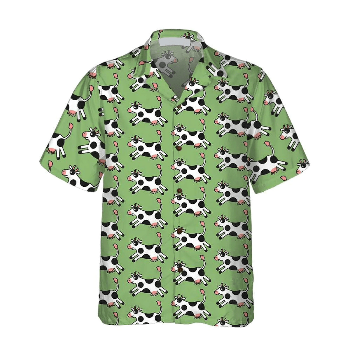Energetic Jumping Cow Unique Print Hawaiian Shirt 3D Edition Energetic Jumping Cow Unique Print Hawaiian Shirt 3D Edition