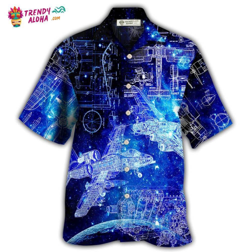 Engineer Aerospace Style Hawaiian Shirt – Trendy Aloha Engineer Aerospace Style Hawaiian Shirt – Trendy Aloha