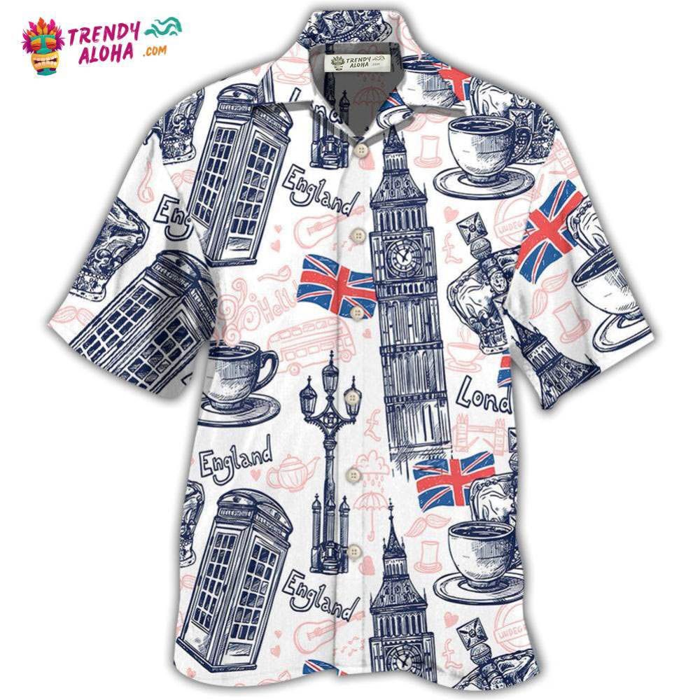 England Romantic Love It Hawaiian Shirt – Trendy Aloha England Romantic Love It Hawaiian Shirt – Trendy Aloha