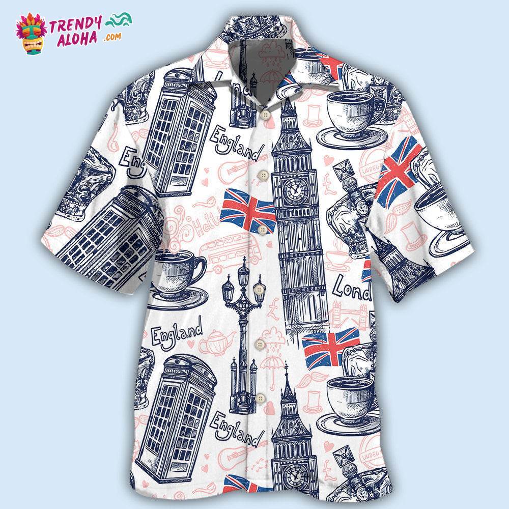 England Romantic Love It Hawaiian Shirt – Trendy Aloha