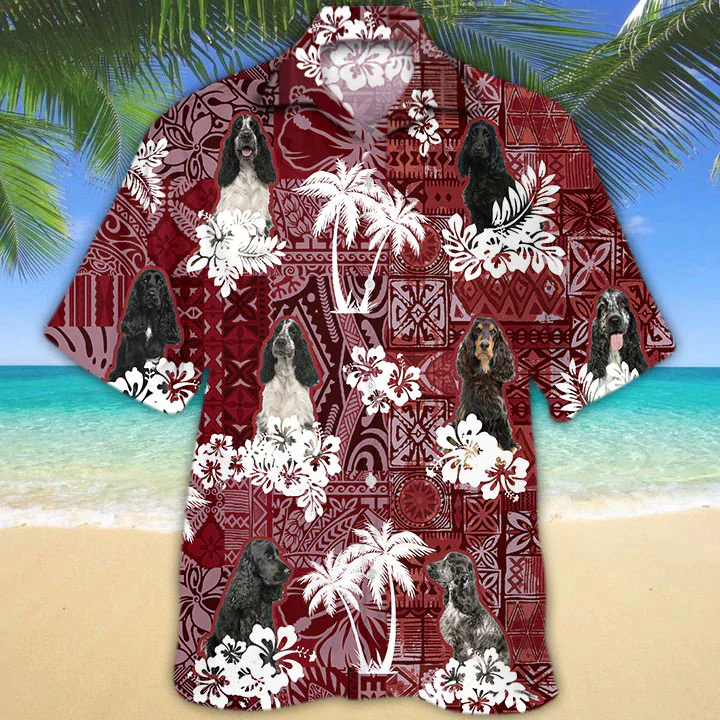 English Cocker Spaniel Red Trendy Hawaiian Shirt, Gift For Dog Lover Shirts, Animal Summer Shirts English Cocker Spaniel Red Trendy Hawaiian Shirt, Gift For Dog Lover Shirts, Animal Summer Shirts