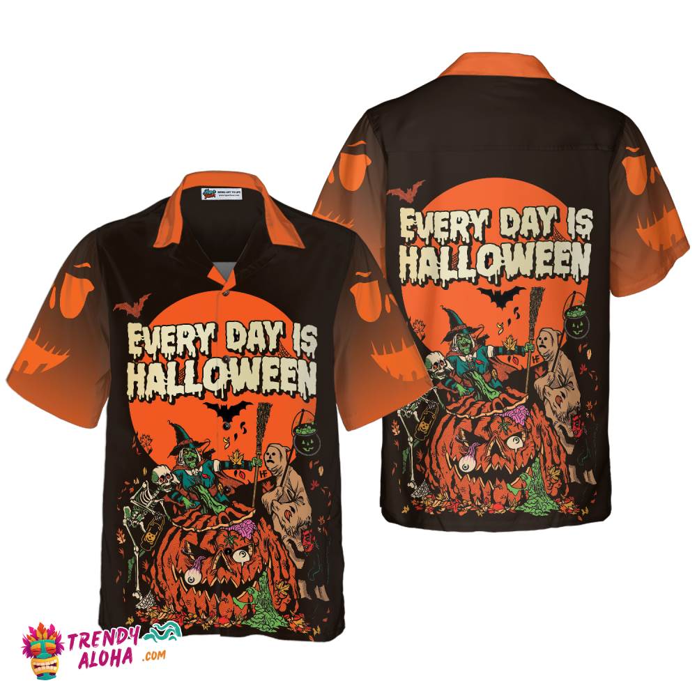 Everyday Is Halloween Shirt For Men Hawaiian Shirt