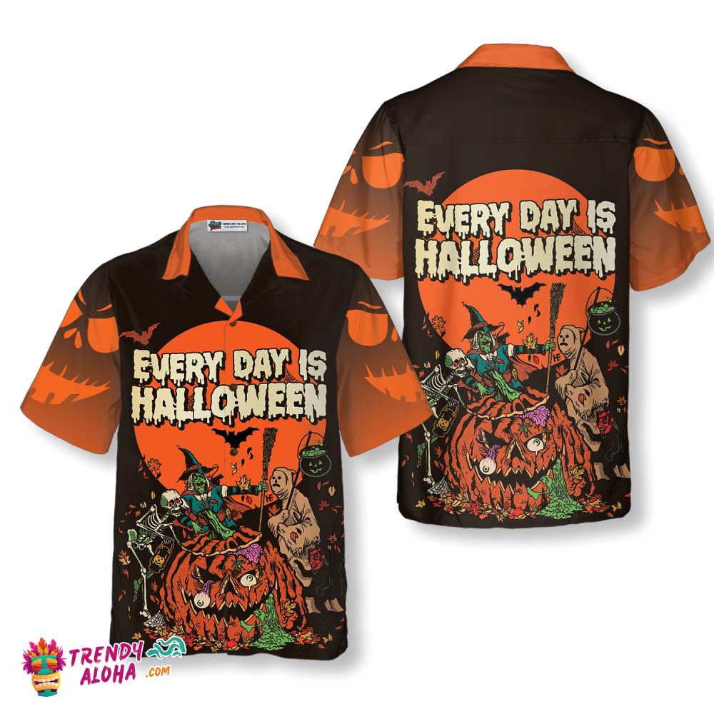 Everyday Is Halloween Shirt For Men Hawaiian Shirt