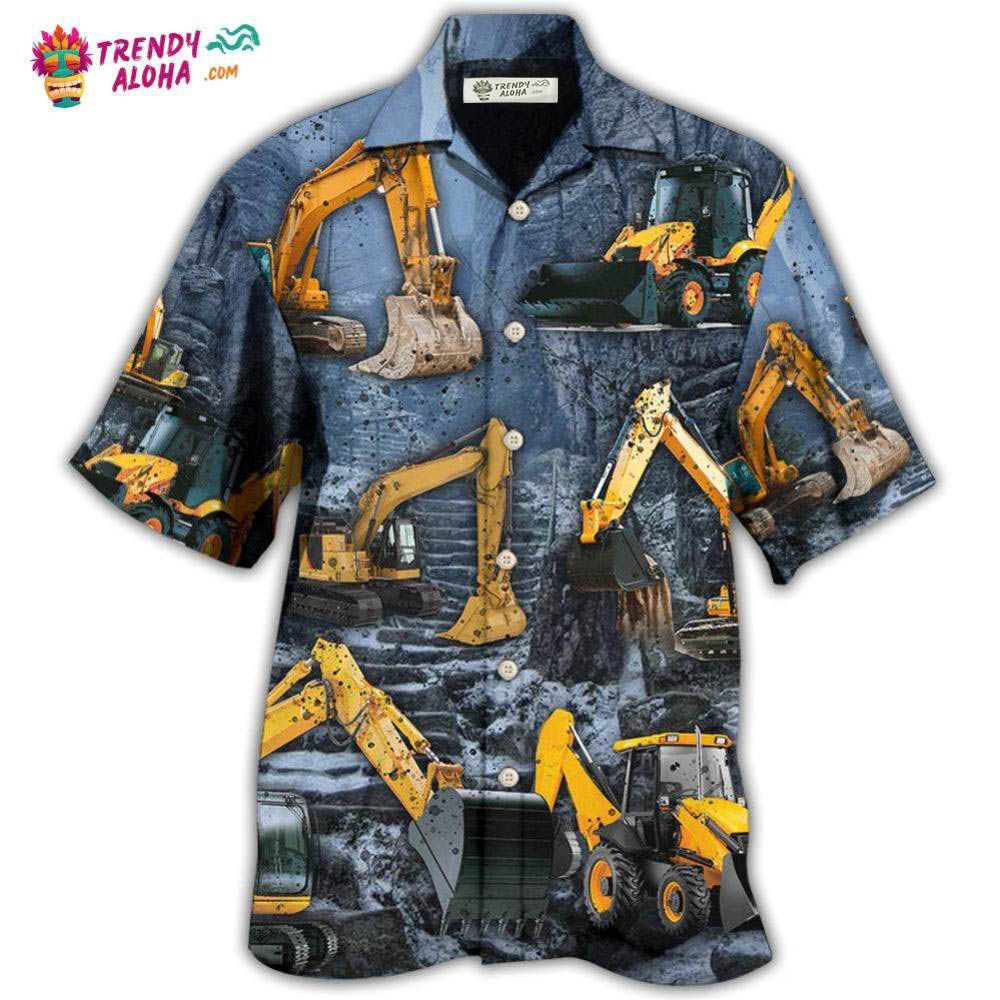 Excavator Strong Power Hawaiian Shirt – Trendy Aloha Excavator Strong Power Hawaiian Shirt – Trendy Aloha