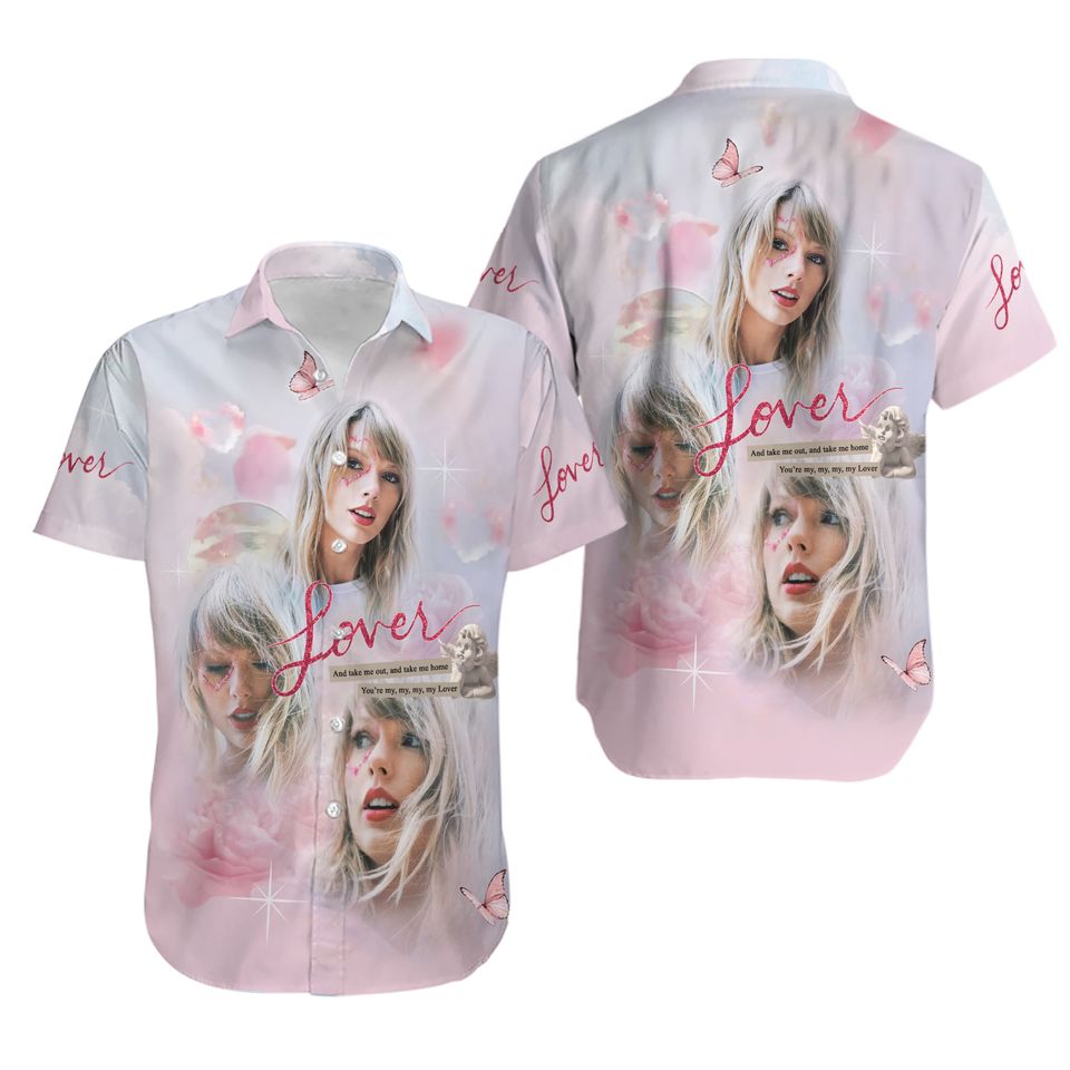 Exclusive Eras Tour Taylor Swift Hawaiian Shirt for Music Lovers – Tropical Vibes