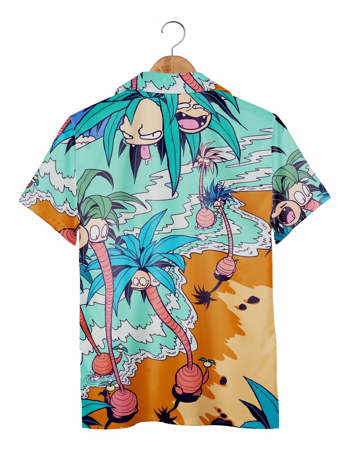 Exeggutor Pokemon Hawaiian Shirt Summer Beach Pokemon Hawaiian Shirt