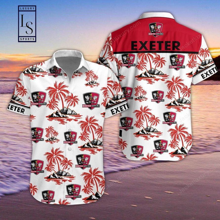 Exeter Soccer Fans Show Their Joy in Hawaiian Shirt